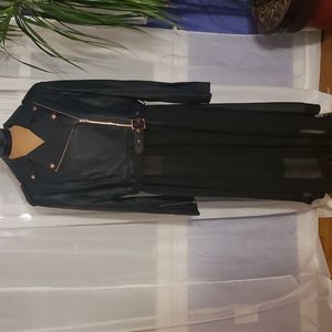 Jacket w/ sheer skirt attached
